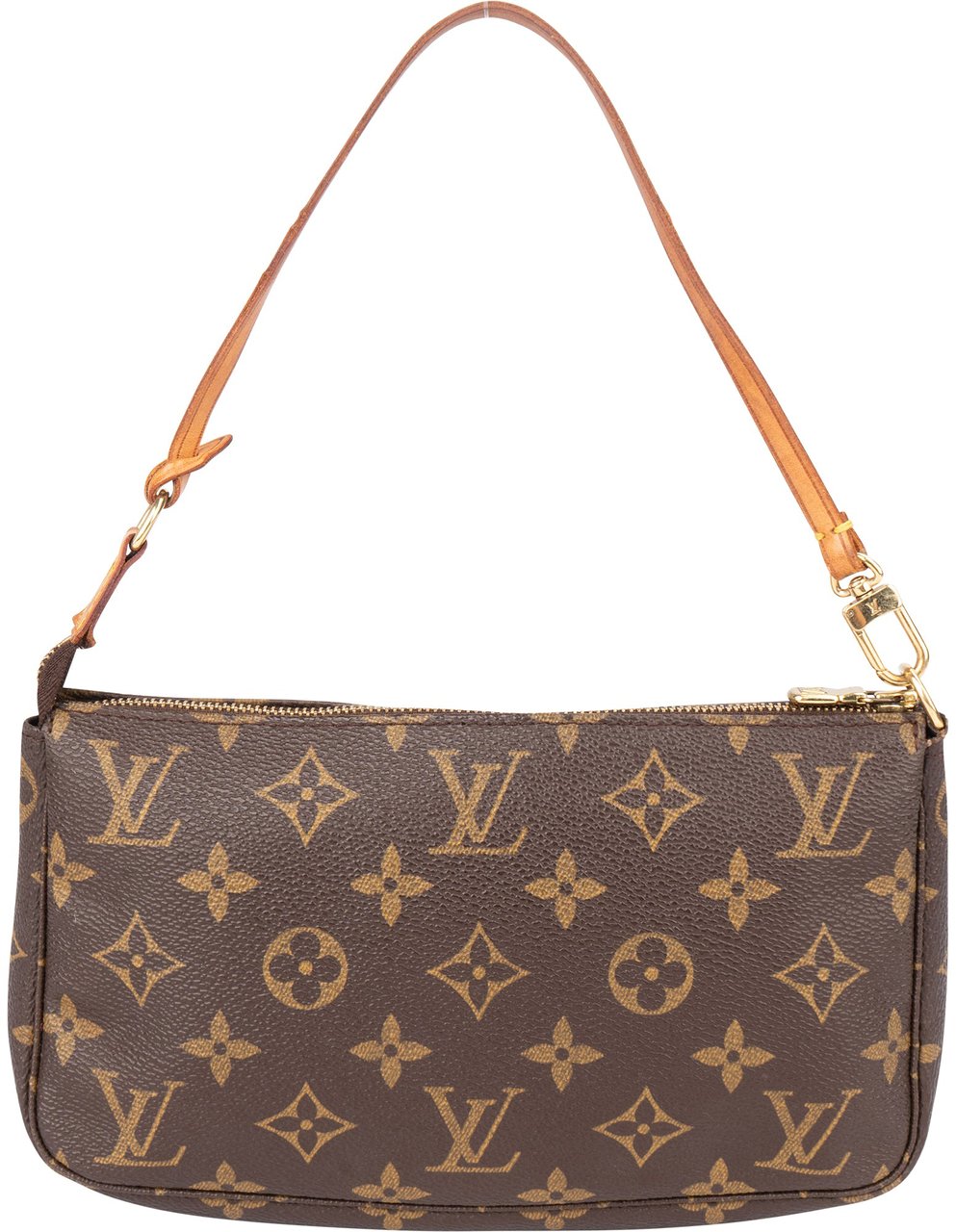 Louis Vuitton Louis Vuitton Canvas Monogram Pochette Accessoire Handbag Bruin