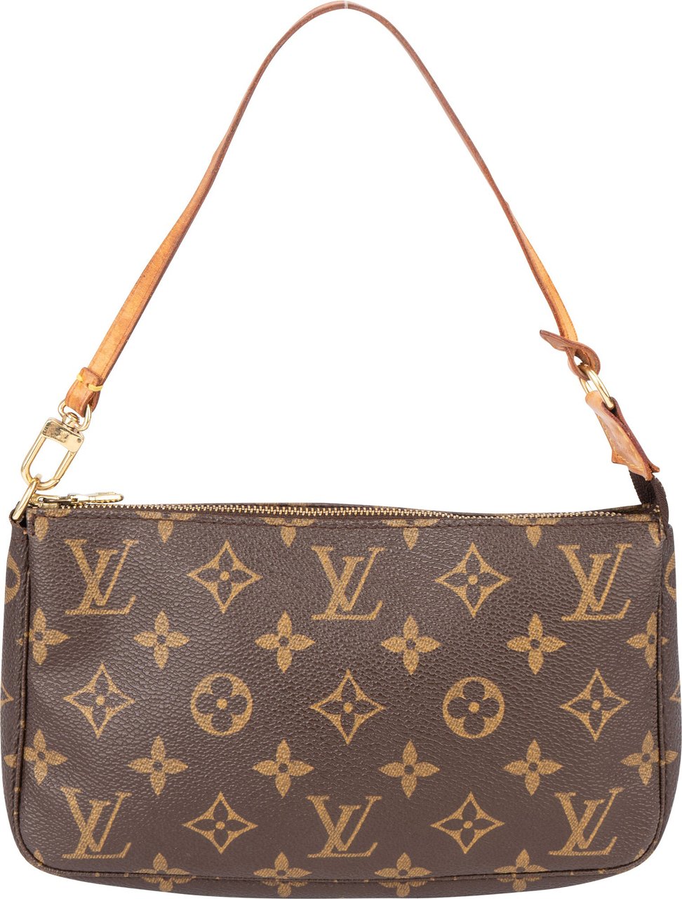 Louis Vuitton Louis Vuitton Canvas Monogram Pochette Accessoire Handbag Bruin