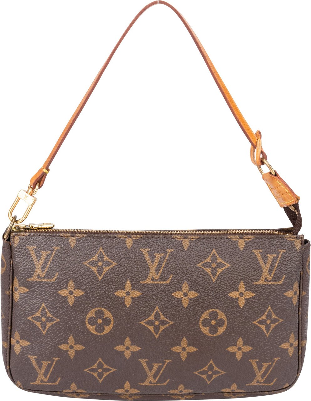 Louis Vuitton Louis Vuitton Canvas Monogram Pochette Accessoire Handbag Bruin