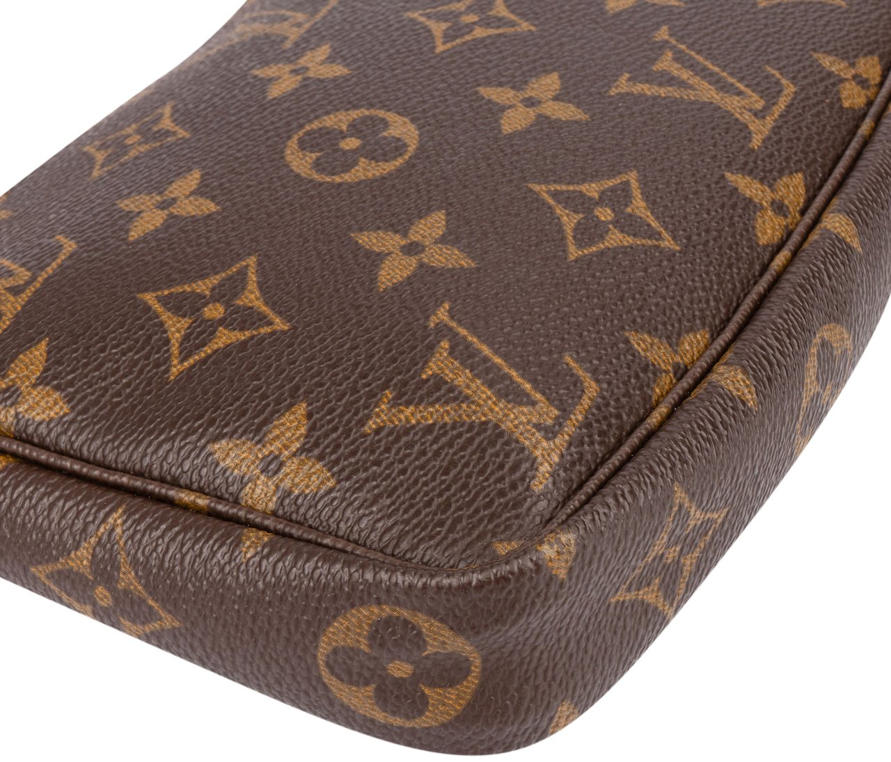 Louis Vuitton Louis Vuittonn Canvas Monogram Pochette Accessoire Handbag Bruin