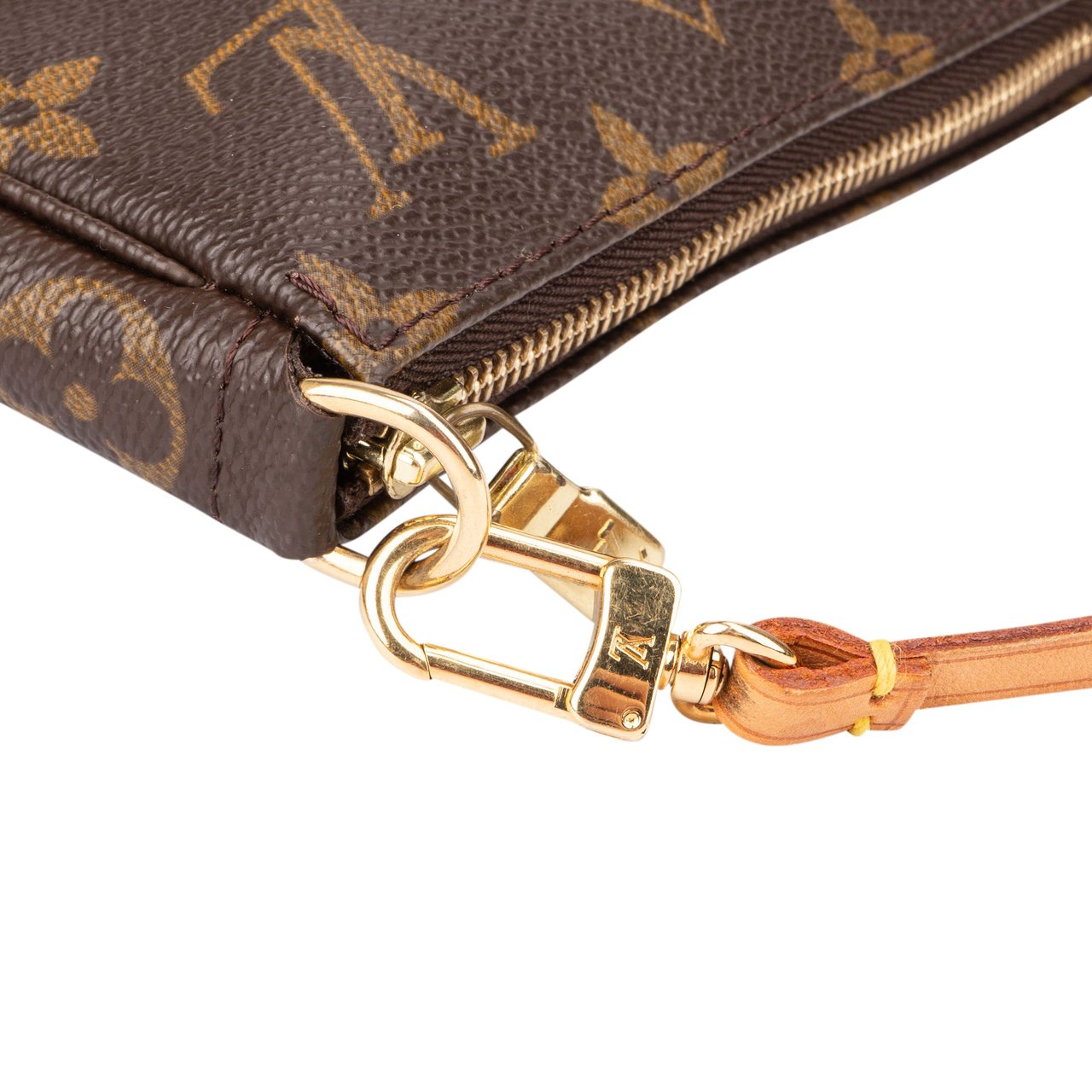 Louis Vuitton Louis Vuittonn Canvas Monogram Pochette Accessoire Handbag Bruin