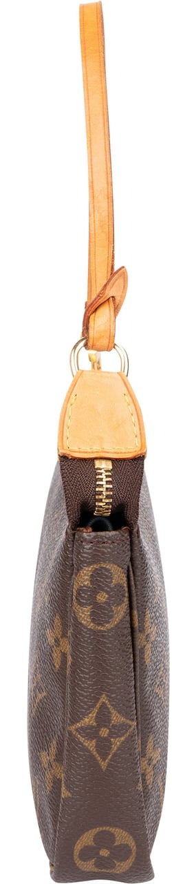 Louis Vuitton Louis Vuittonn Canvas Monogram Pochette Accessoire Handbag Bruin