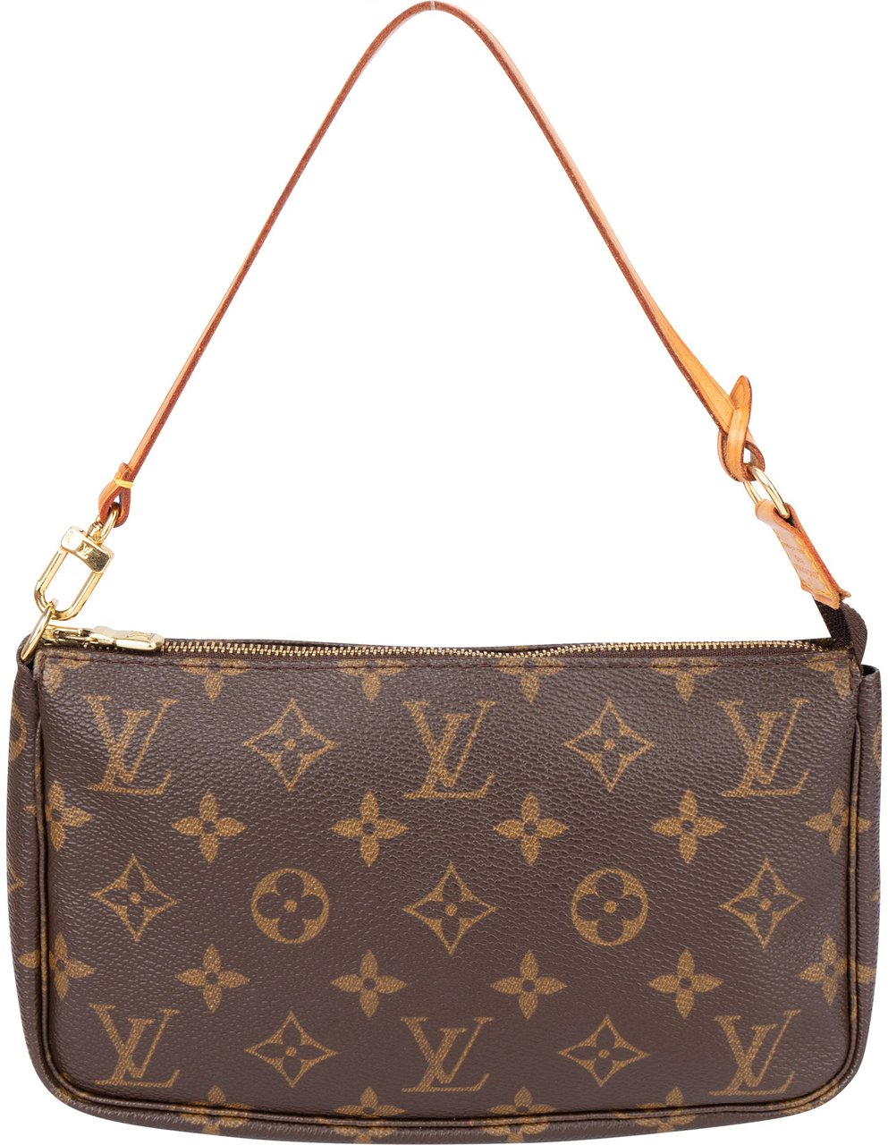 Louis Vuitton Louis Vuittonn Canvas Monogram Pochette Accessoire Handbag Bruin