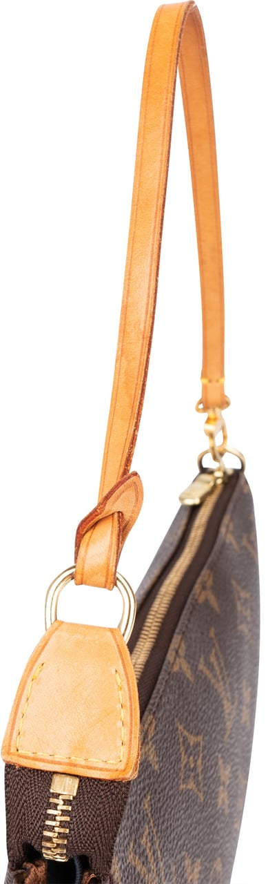 Louis Vuitton Louis Vuittonn Canvas Monogram Pochette Accessoire Handbag Bruin