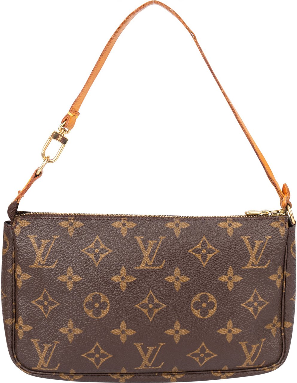 Louis Vuitton Louis Vuitton Canvas Monogram Pochette Accessoire Handbag Bruin