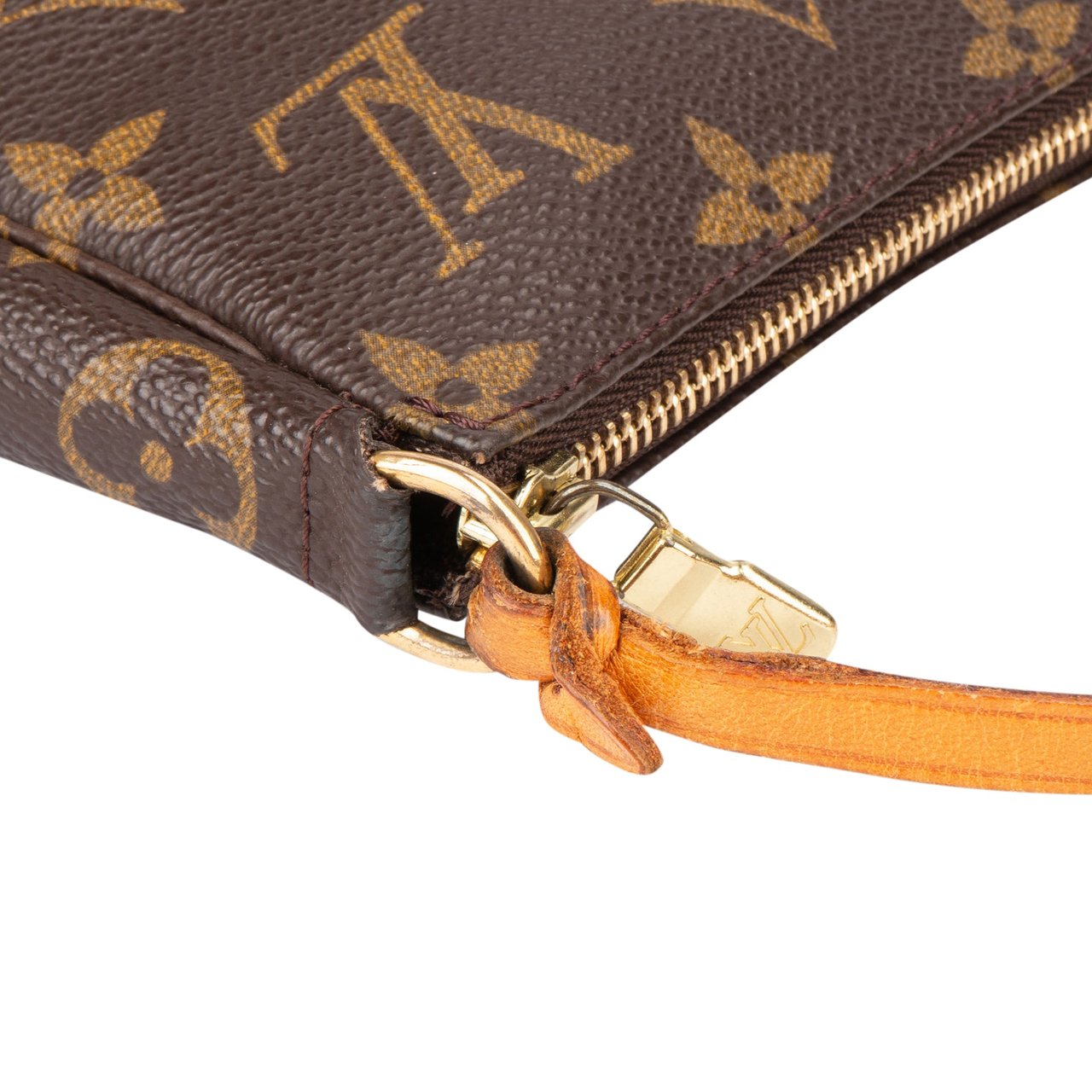 Louis Vuitton Louis Vuitton Canvas Monogram Pochette Accessoire Handbag Bruin