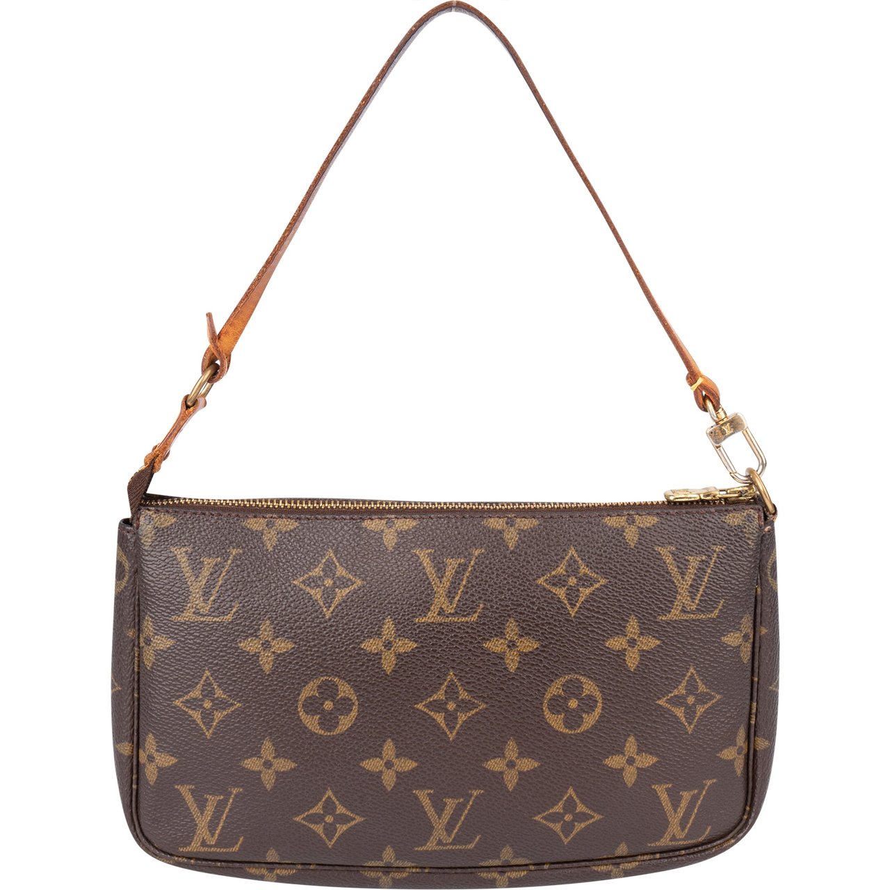 Louis Vuitton Louis Vuitton Canvas Monogram Pochette Accessoire Handbag Bruin
