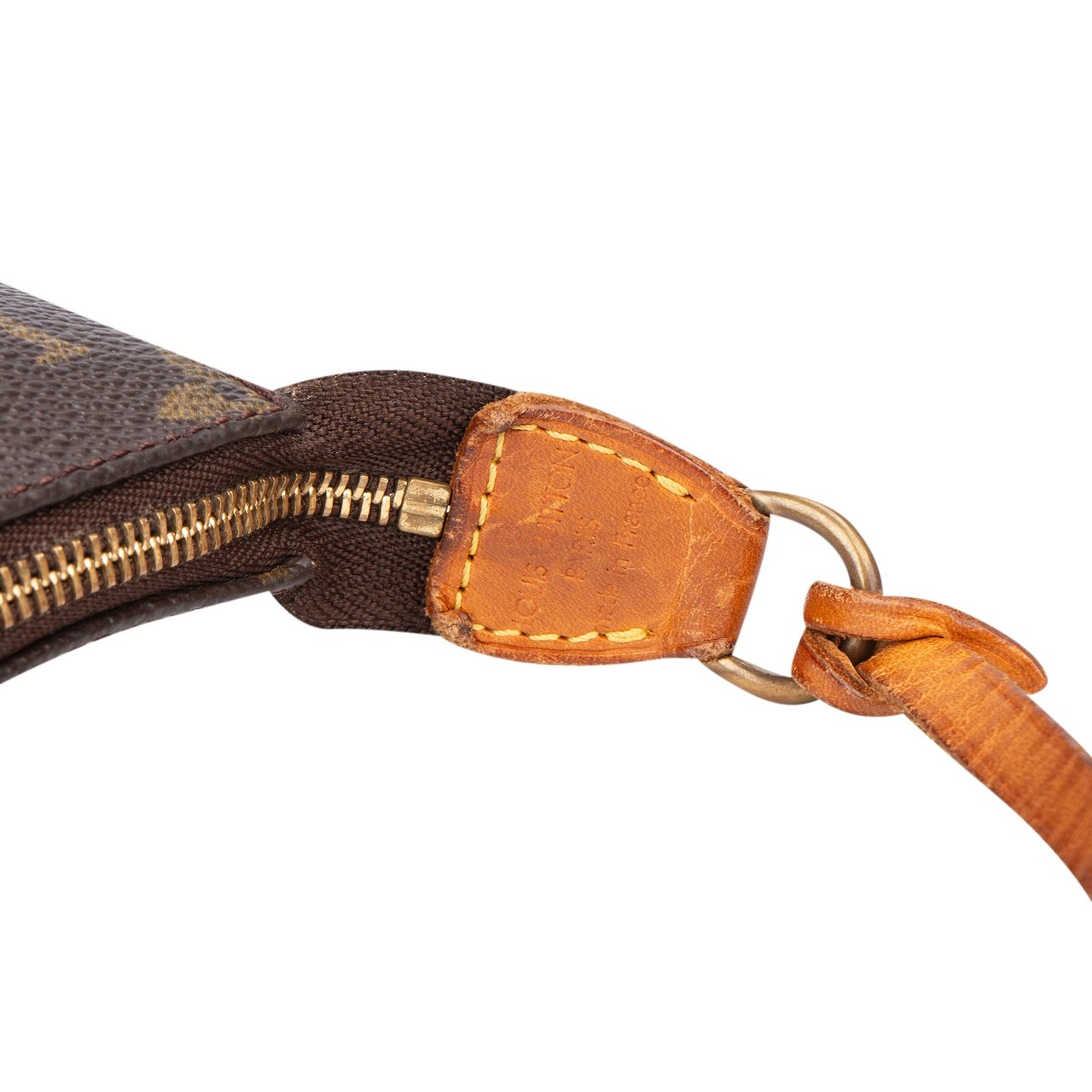 Louis Vuitton Louis Vuitton Canvas Monogram Pochette Accessoire Handbag Bruin