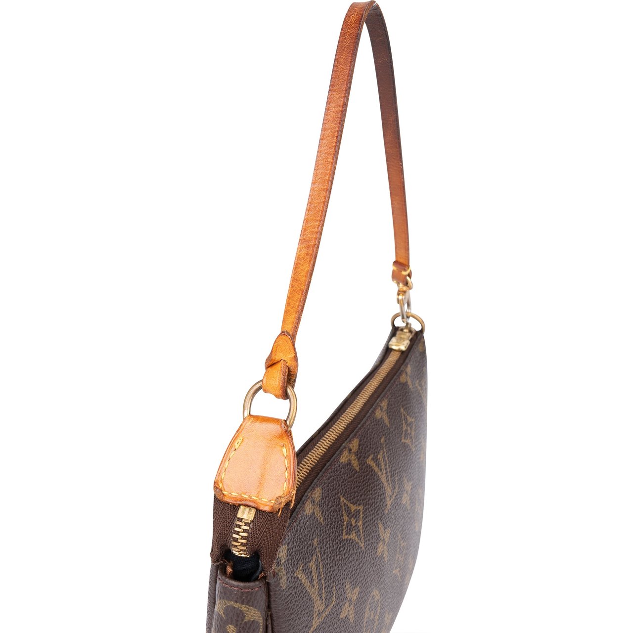 Louis Vuitton Louis Vuitton Canvas Monogram Pochette Accessoire Handbag Bruin
