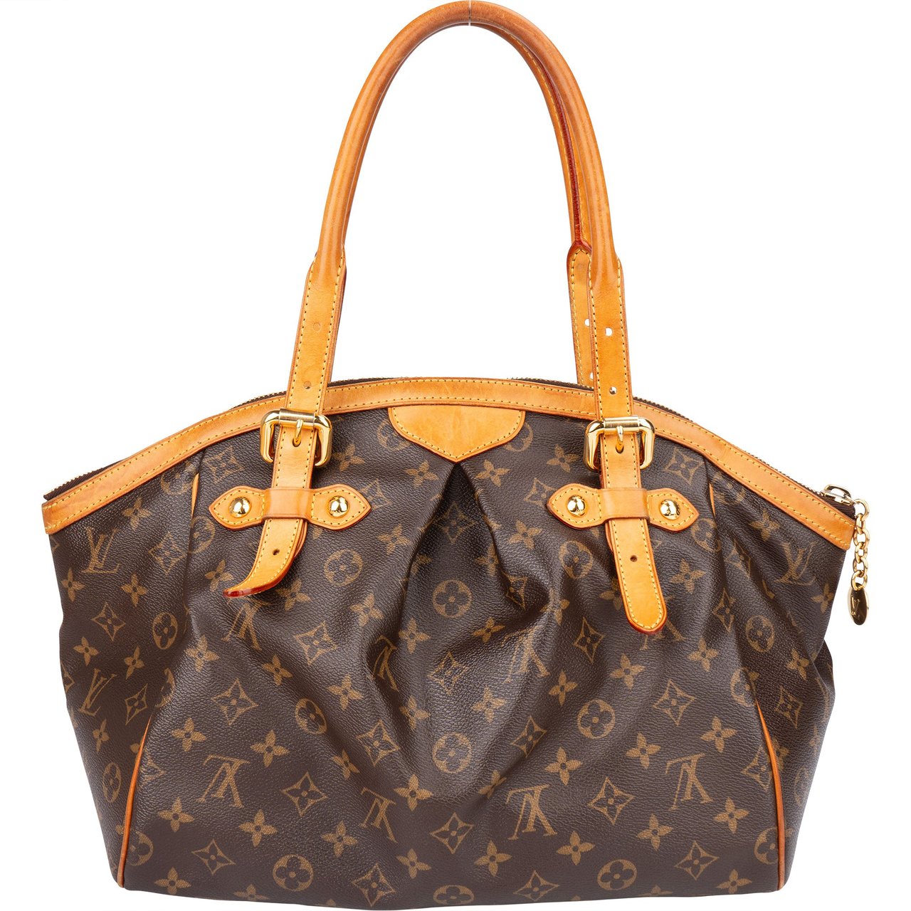Louis Vuitton Louis Vuitton Canvas Monogram Tivoli GM Handbag Bruin