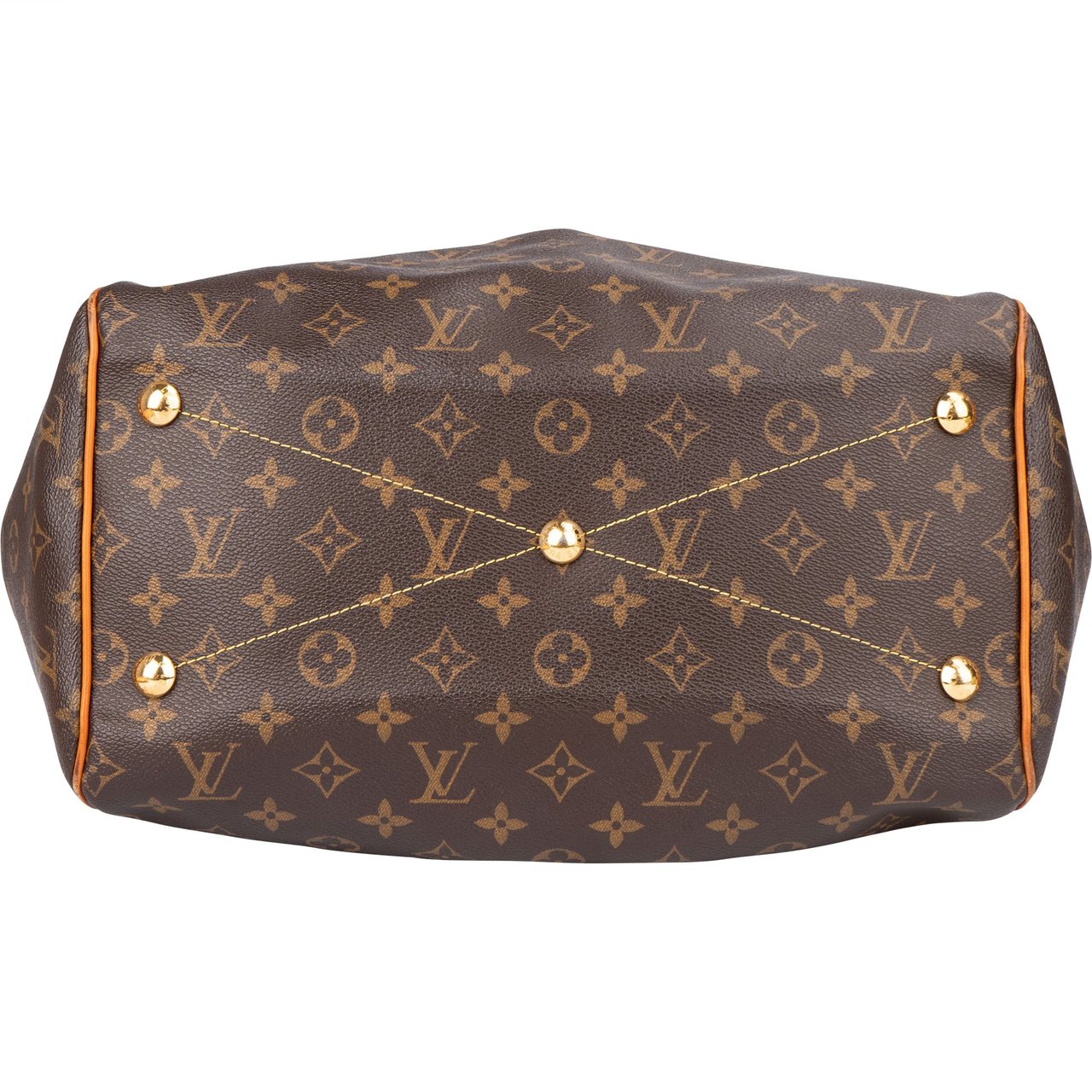 Louis Vuitton Louis Vuitton Canvas Monogram Tivoli GM Handbag Bruin