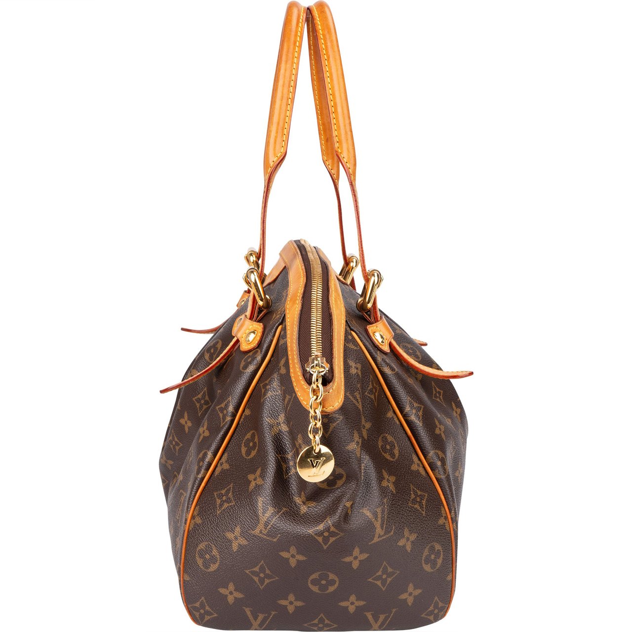 Louis Vuitton Louis Vuitton Canvas Monogram Tivoli GM Handbag Bruin