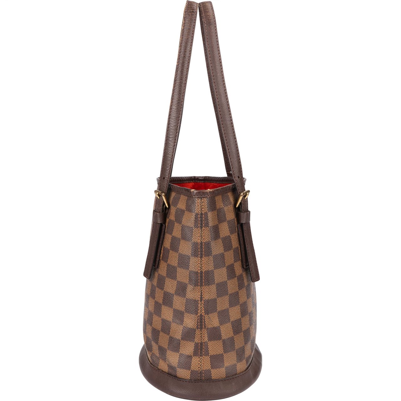 Louis Vuitton Louis Vuitton Damier Ebene Monogram Bucket PM Handbag Bruin