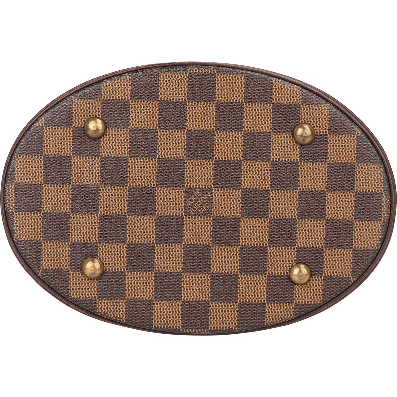 Louis Vuitton Louis Vuitton Damier Ebene Monogram Bucket PM Handbag Bruin
