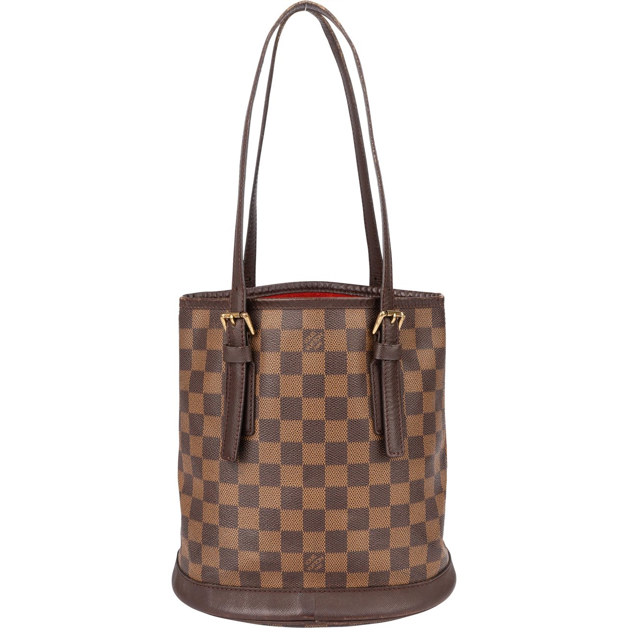 Louis Vuitton Louis Vuitton Damier Ebene Monogram Bucket PM Handbag Bruin