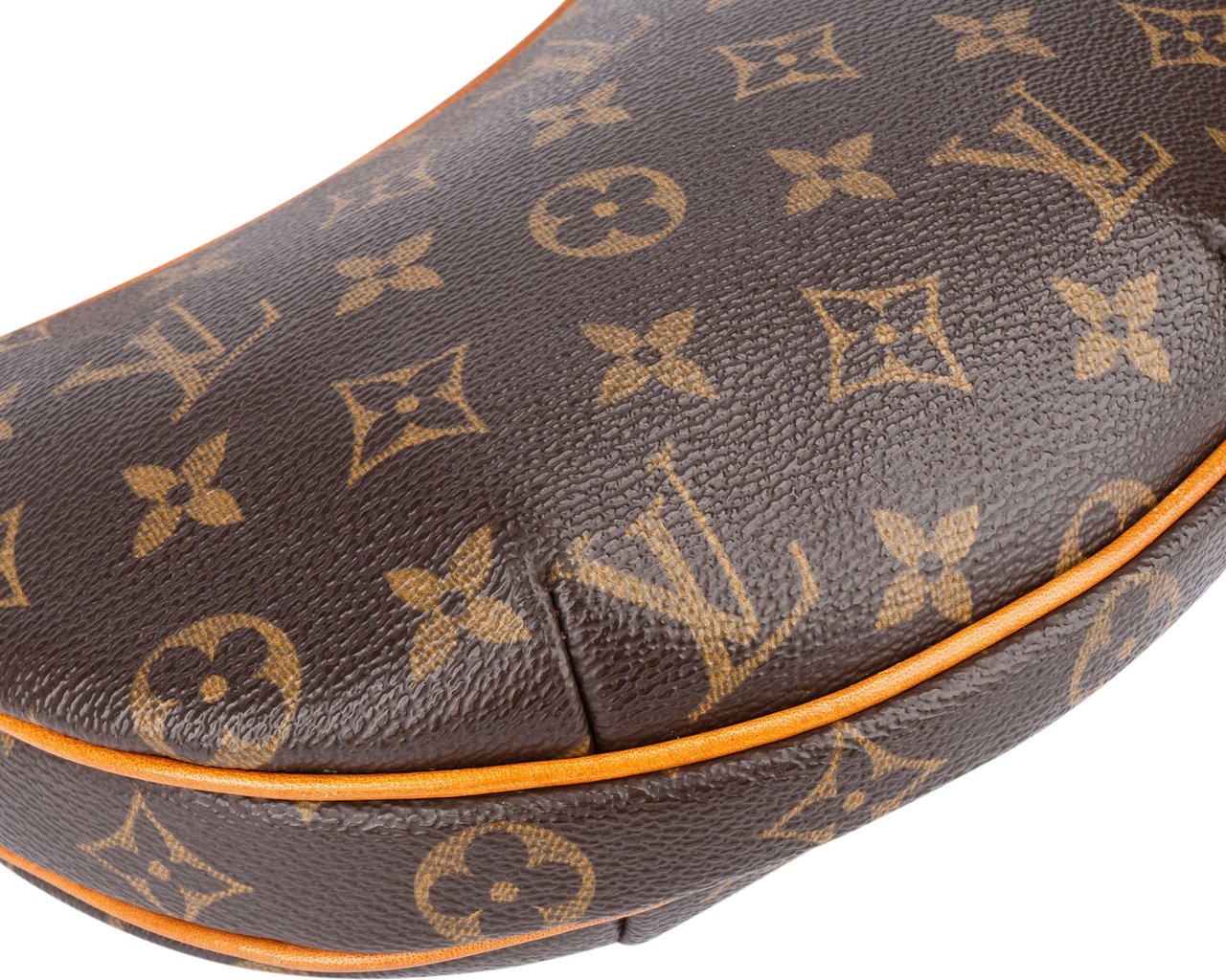 Louis Vuitton Louis Vuitton Canvas Monogram Croissant PM Handbag Bruin