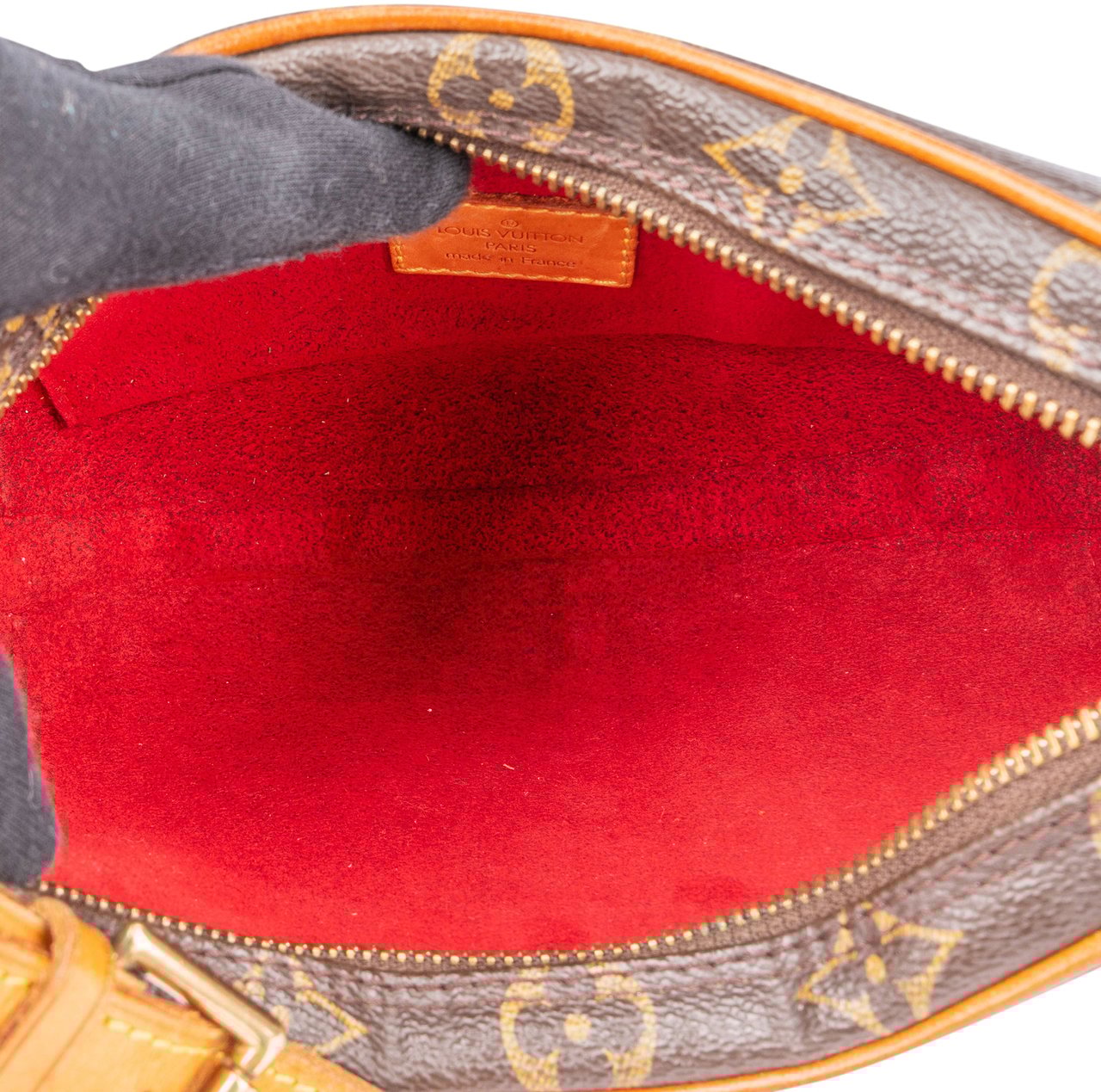 Louis Vuitton Louis Vuitton Canvas Monogram Croissant PM Handbag Bruin