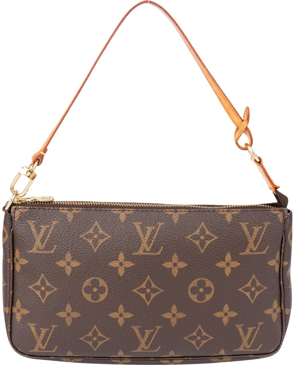Louis Vuitton Louis Vuitton Canvas Monogram Pochette Accessoire Handbag Bruin