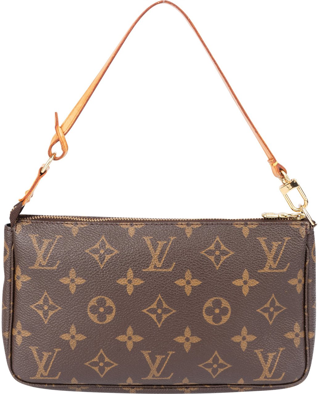 Louis Vuitton Louis Vuitton Canvas Monogram Pochette Accessoire Handbag Bruin