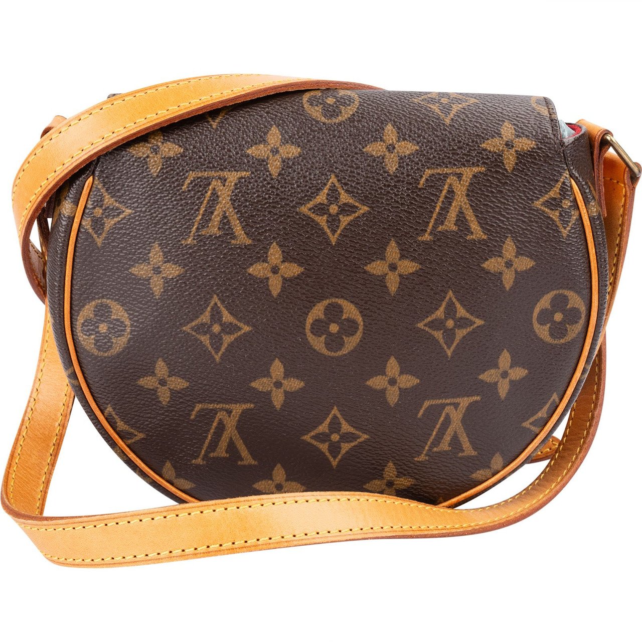 Louis Vuitton Monogram Canvas Tambourine Crossbody Bag Bruin