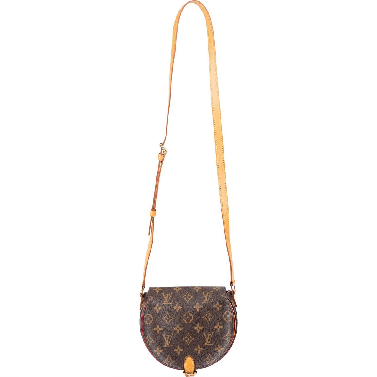 Louis Vuitton Monogram Canvas Tambourine Crossbody Bag Bruin