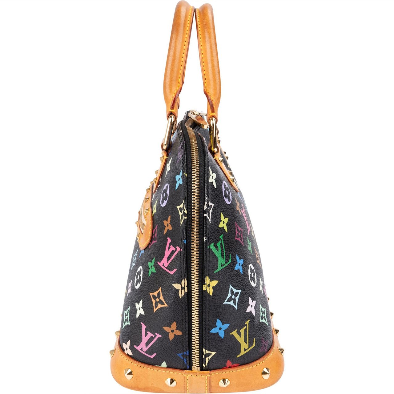 Louis Vuitton Monogram Murakami Multicolor Canvas Alma PM Handbag Zwart