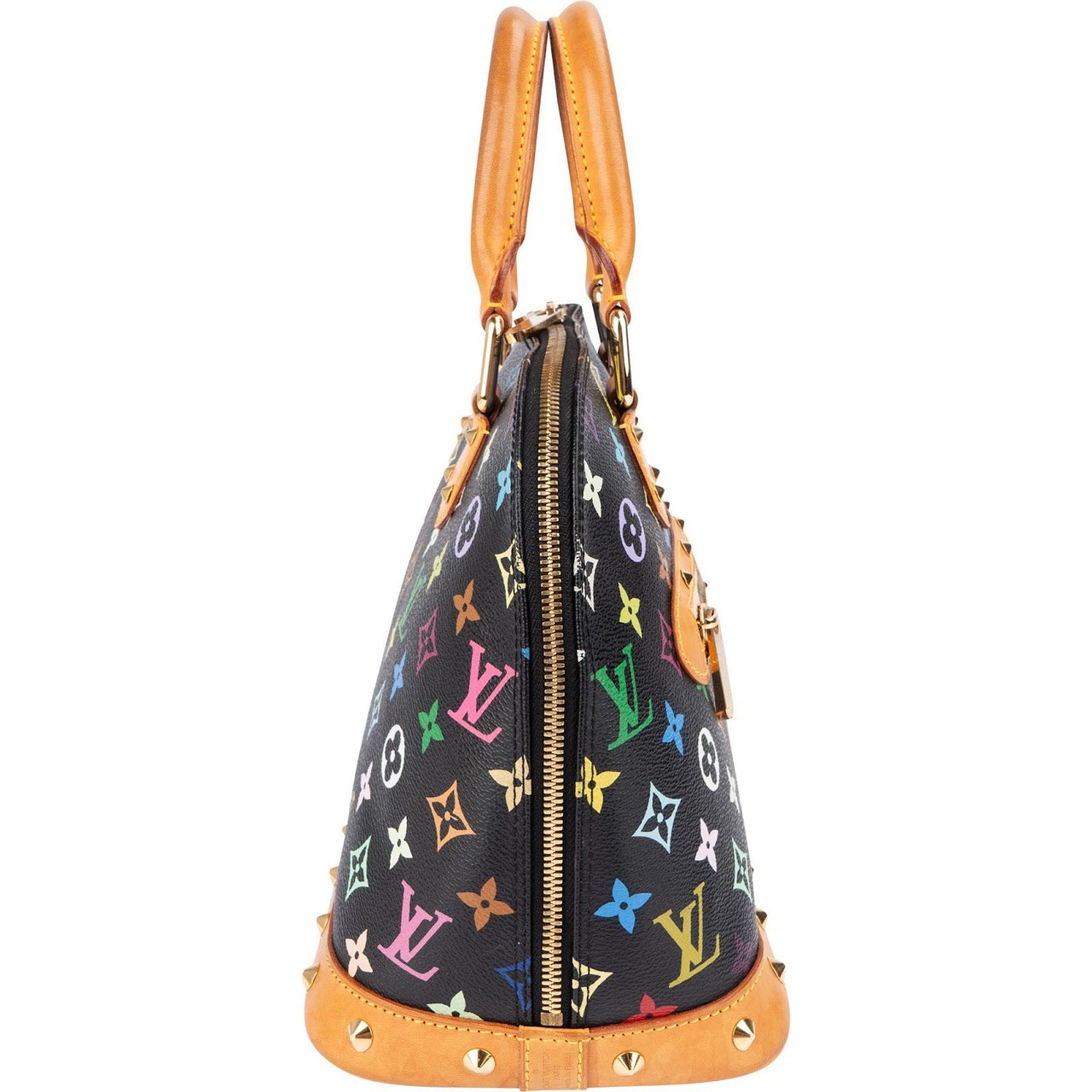 Louis Vuitton Monogram Murakami Multicolor Canvas Alma PM Handbag Zwart