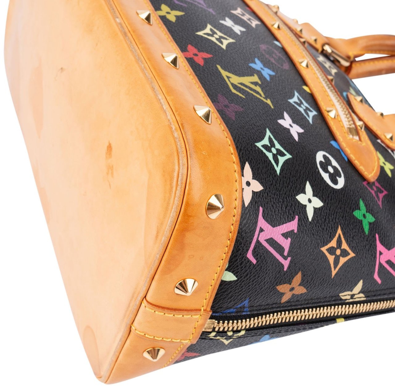 Louis Vuitton Monogram Murakami Multicolor Canvas Alma PM Handbag Zwart