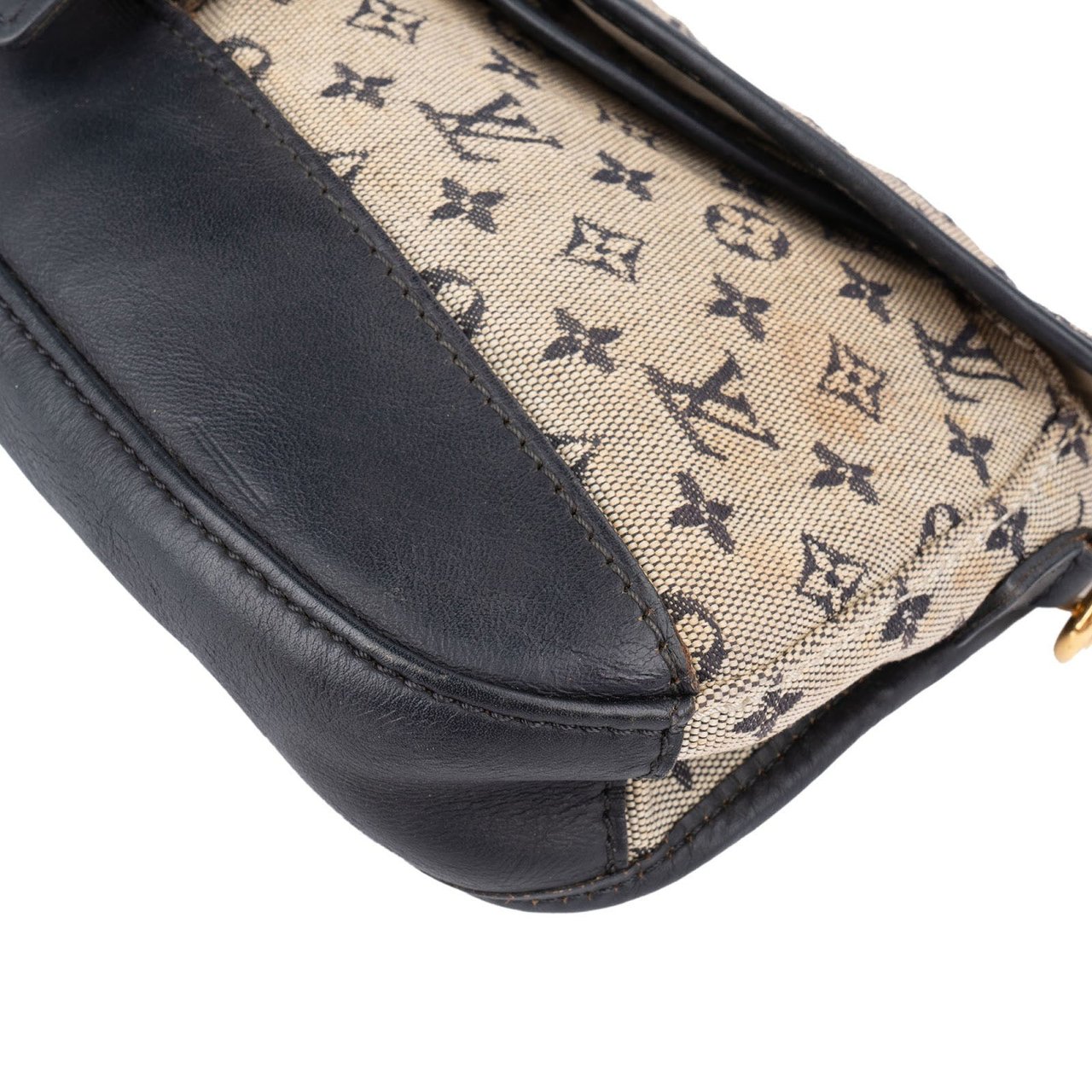 Louis Vuitton Monogram Mini Lin Marjorie Shoulder Bag Blauw