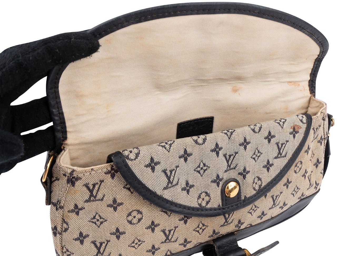 Louis Vuitton Monogram Mini Lin Marjorie Shoulder Bag Blauw