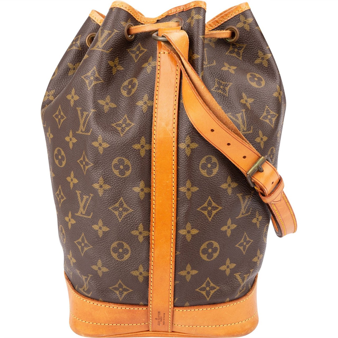 Louis Vuitton Monogram Canvas Sac Noé Grande Shoulder Bag Bruin