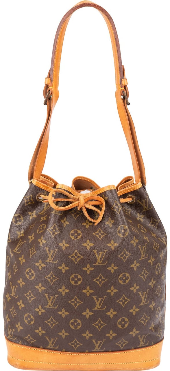 Louis Vuitton Monogram Canvas Sac Noé Grande Shoulder Bag Bruin