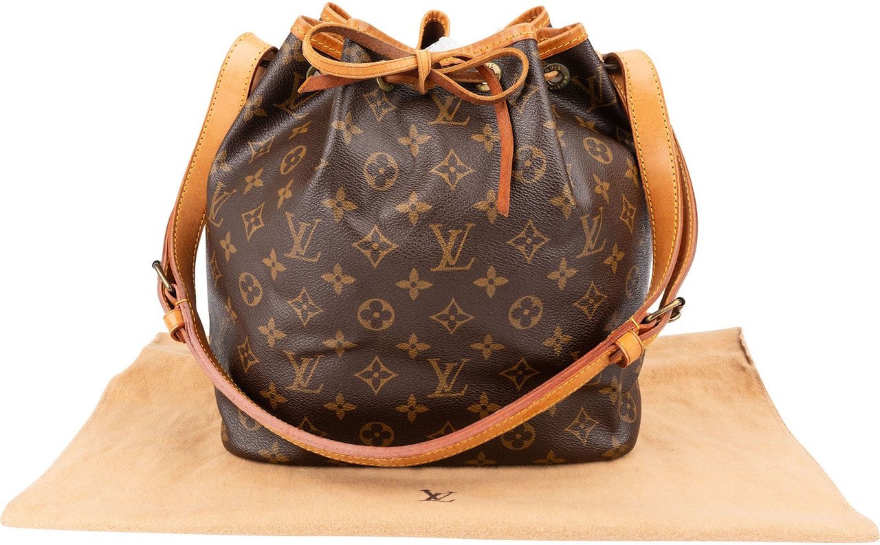 Louis Vuitton Monogram Canvas Sac Noé Petit Shoulder Bag Bruin