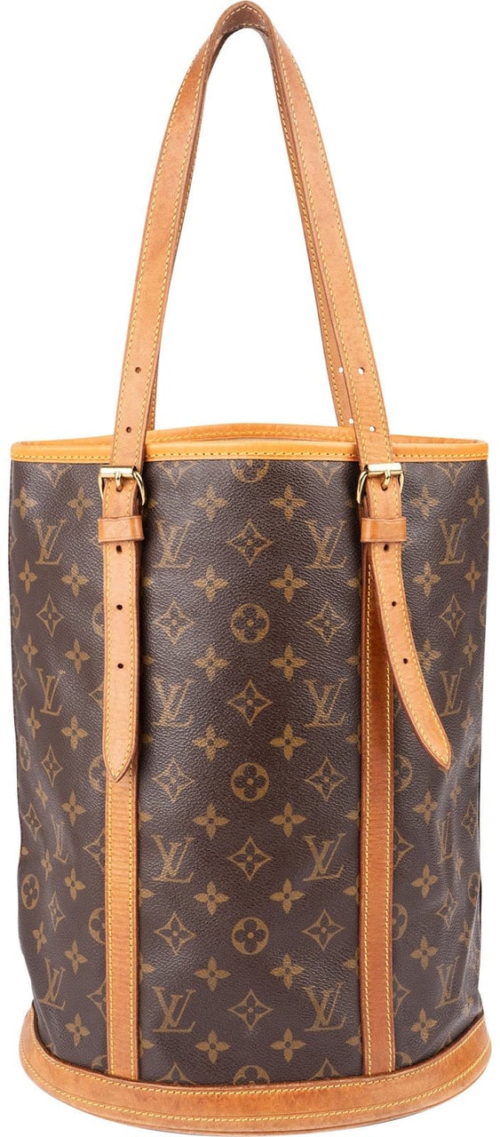 Louis Vuitton Monogram Canvas Bucket GM Shoulder Bag Bruin