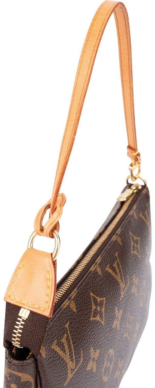 Louis Vuitton Monogram Canvas Pochette Accessoires Handbag Bruin