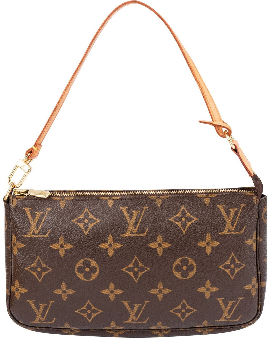 Louis Vuitton Monogram Canvas Pochette Accessoires Handbag Bruin