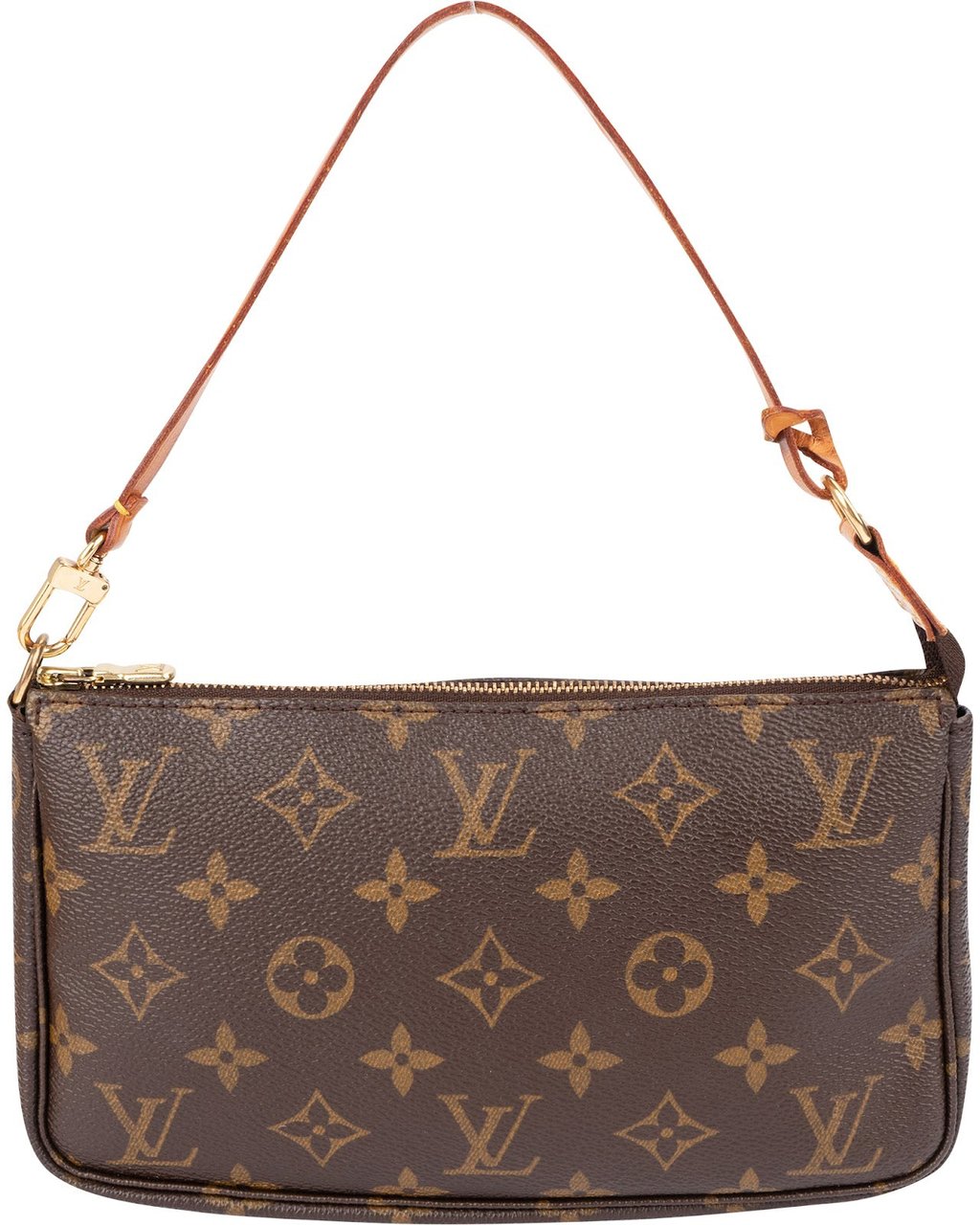 Louis Vuitton Monogram Canvas Pochette Accessoires Handbag Bruin