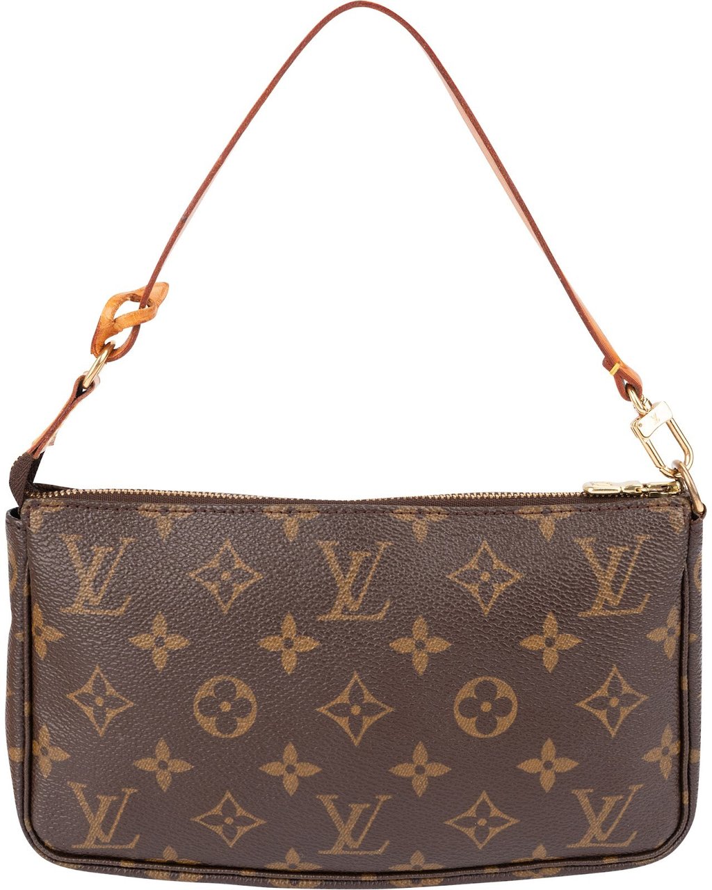 Louis Vuitton Monogram Canvas Pochette Accessoires Handbag Bruin