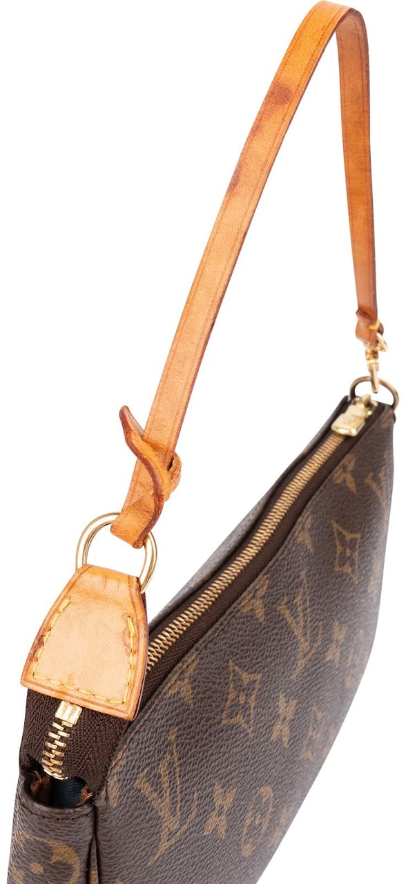 Louis Vuitton Monogram Canvas Pochette Accessoires Handbag Bruin