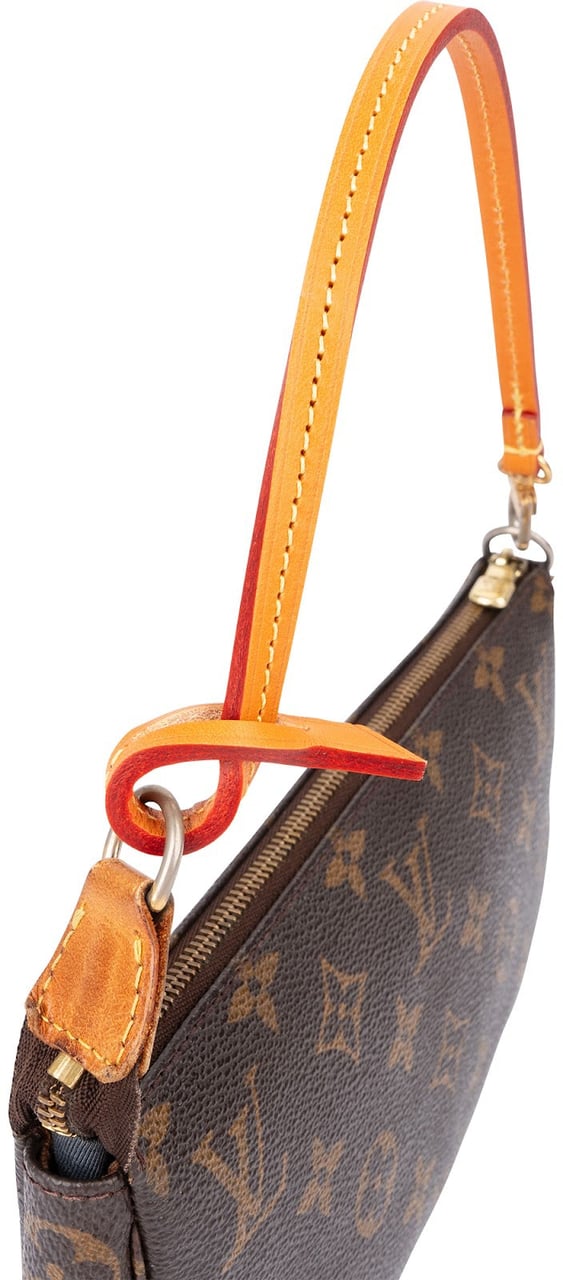 Louis Vuitton Monogram Canvas Pochette Accessoires Handbag Bruin