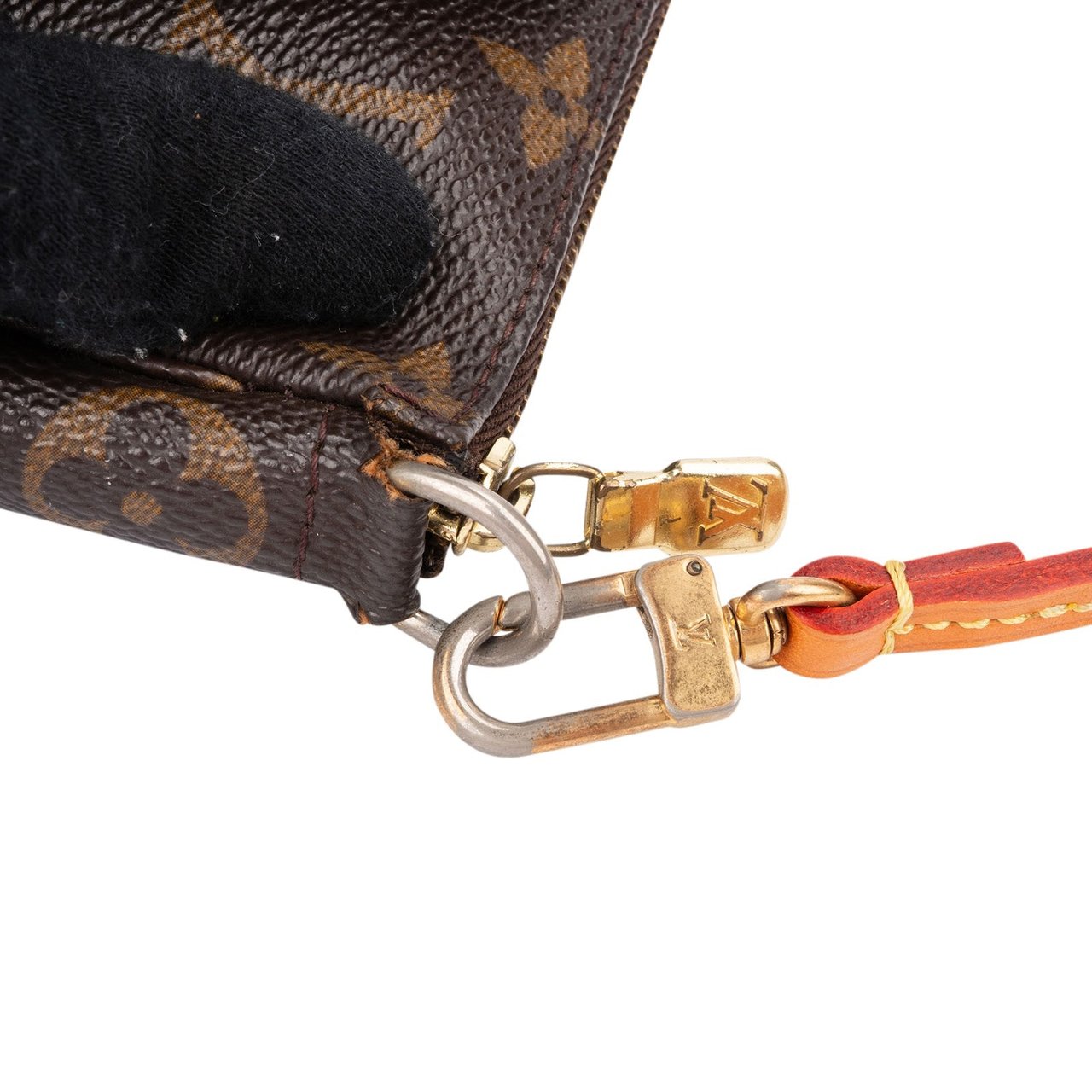Louis Vuitton Monogram Canvas Pochette Accessoires Handbag Bruin