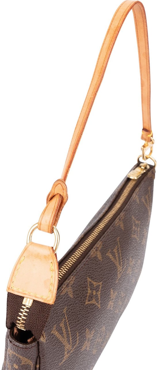 Louis Vuitton Monogram Canvas Pochette Accessoires Handbag Bruin