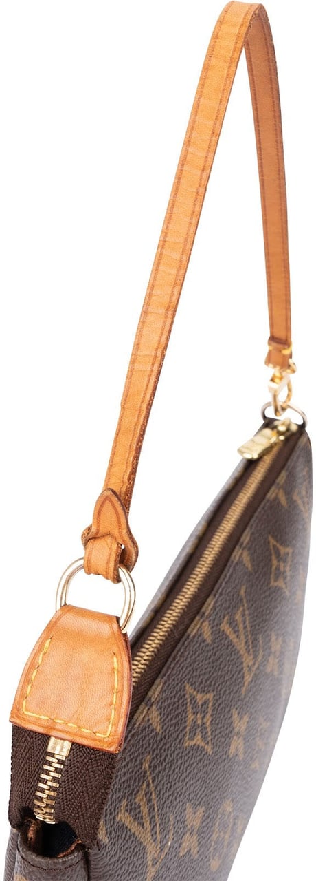 Louis Vuitton Monogram Canvas Pochette Accessoires Handbag Bruin