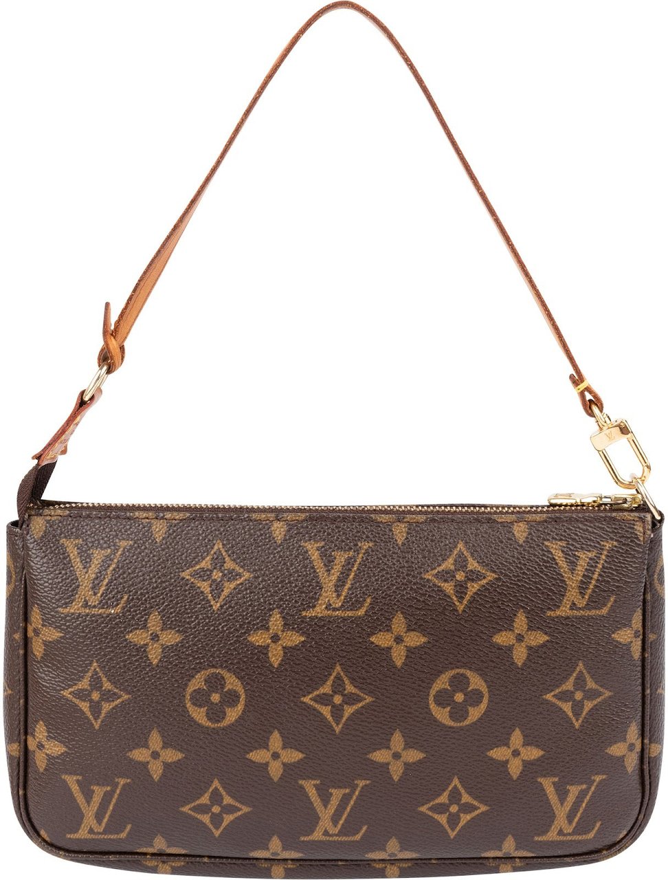 Louis Vuitton Monogram Canvas Pochette Accessoires Handbag Bruin