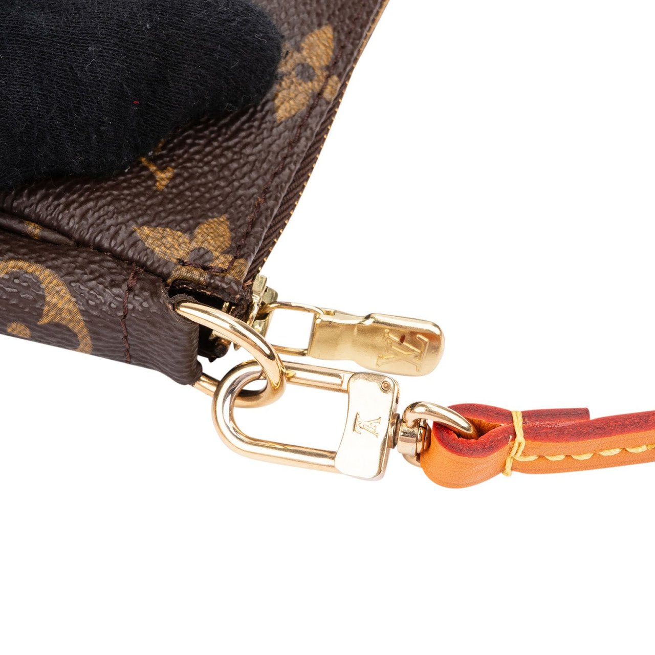 Louis Vuitton Monogram Canvas Pochette Accessoires Handbag Bruin
