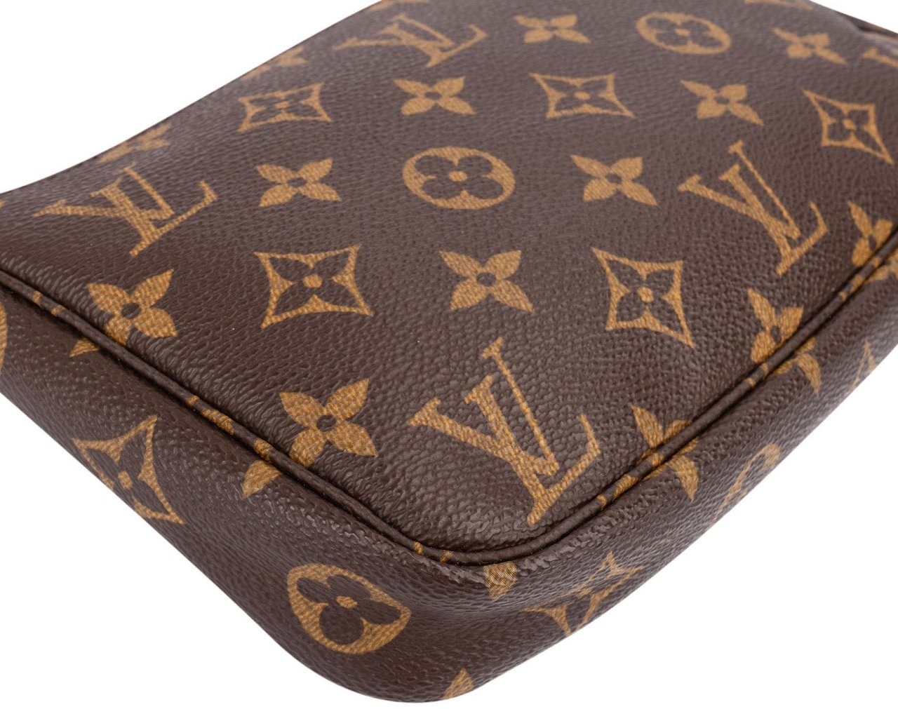 Louis Vuitton Monogram Canvas Pochette Accessoires Handbag Bruin