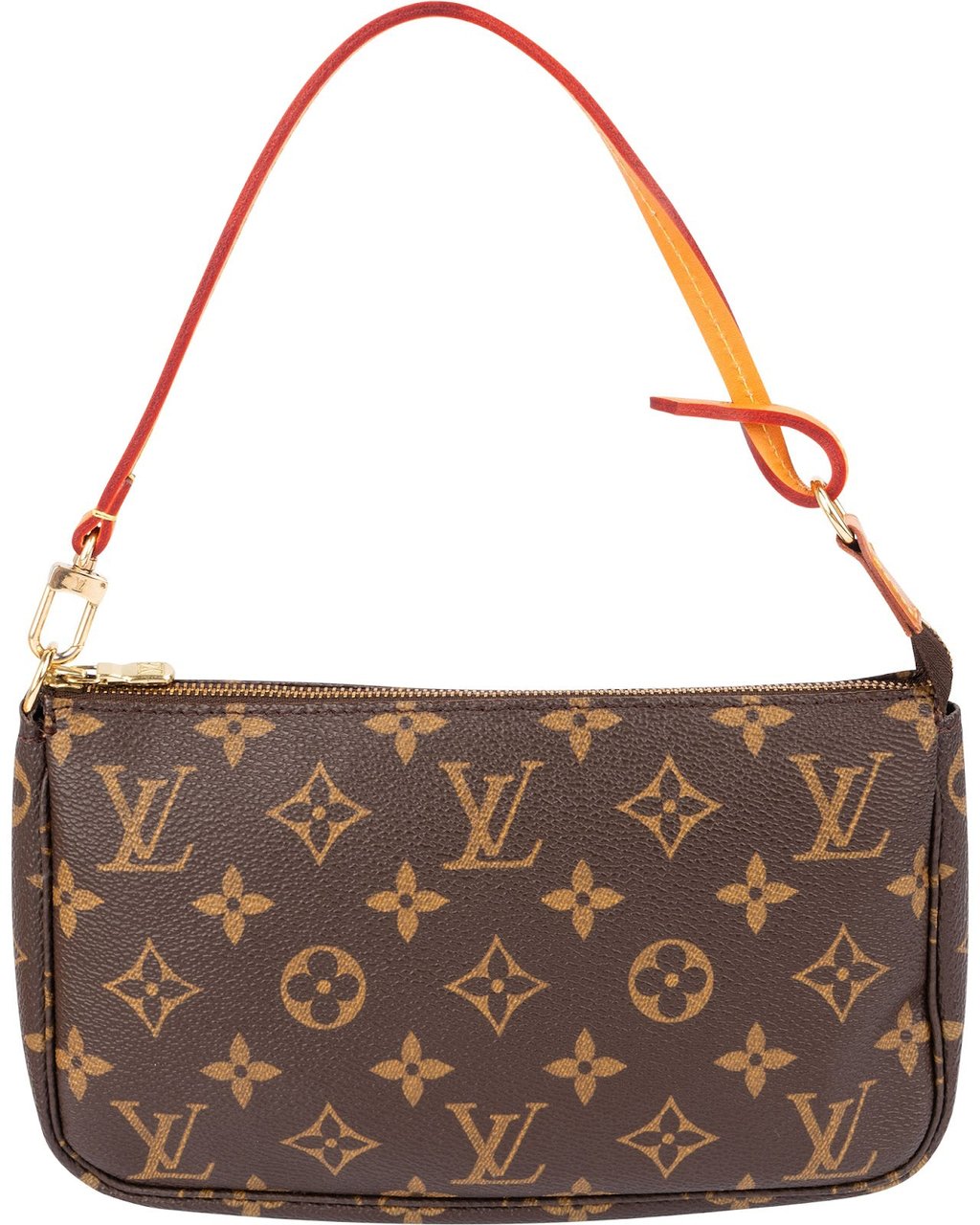 Louis Vuitton Monogram Canvas Pochette Accessoires Handbag Bruin