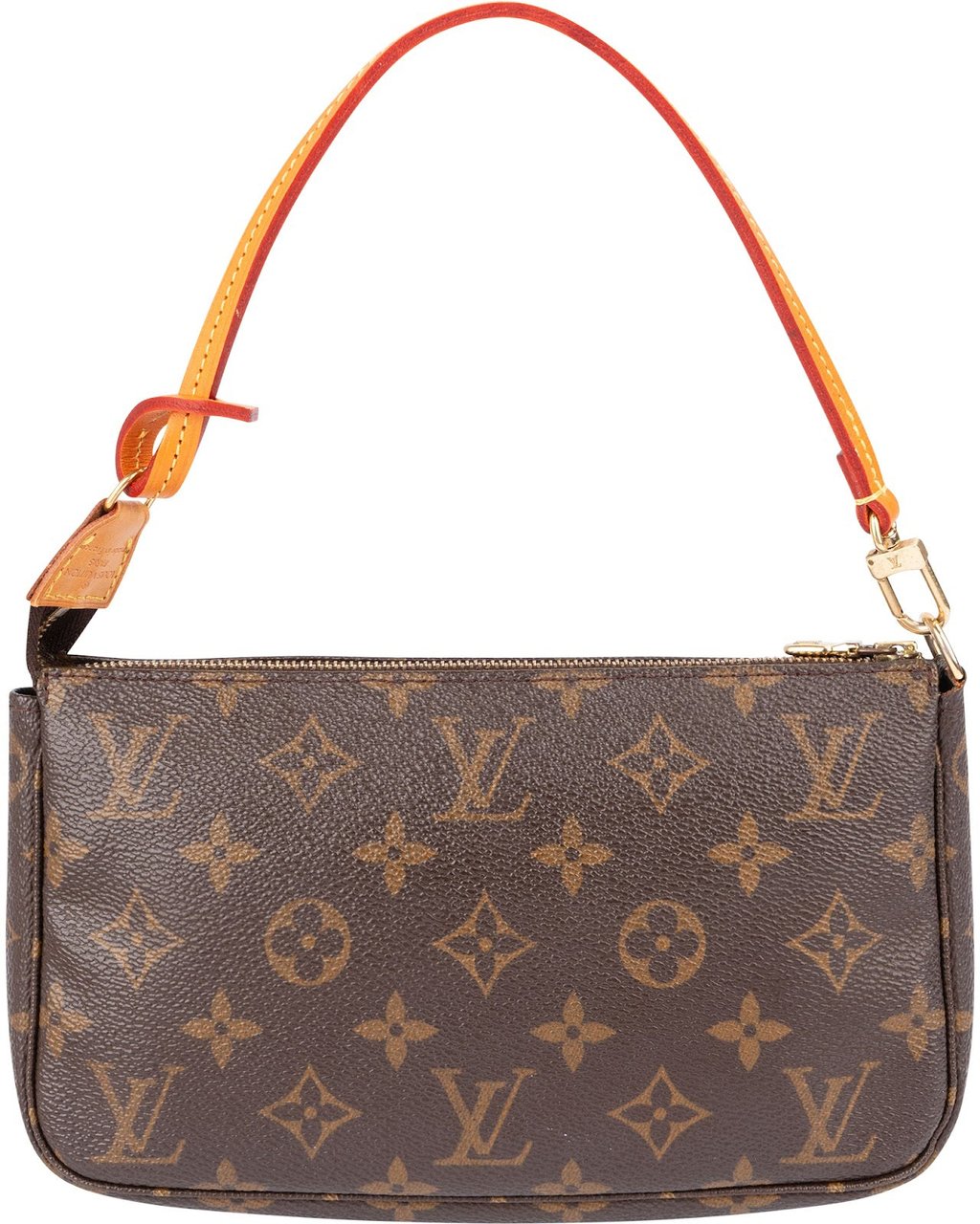 Louis Vuitton Monogram Canvas Pochette Accessoires Handbag Bruin