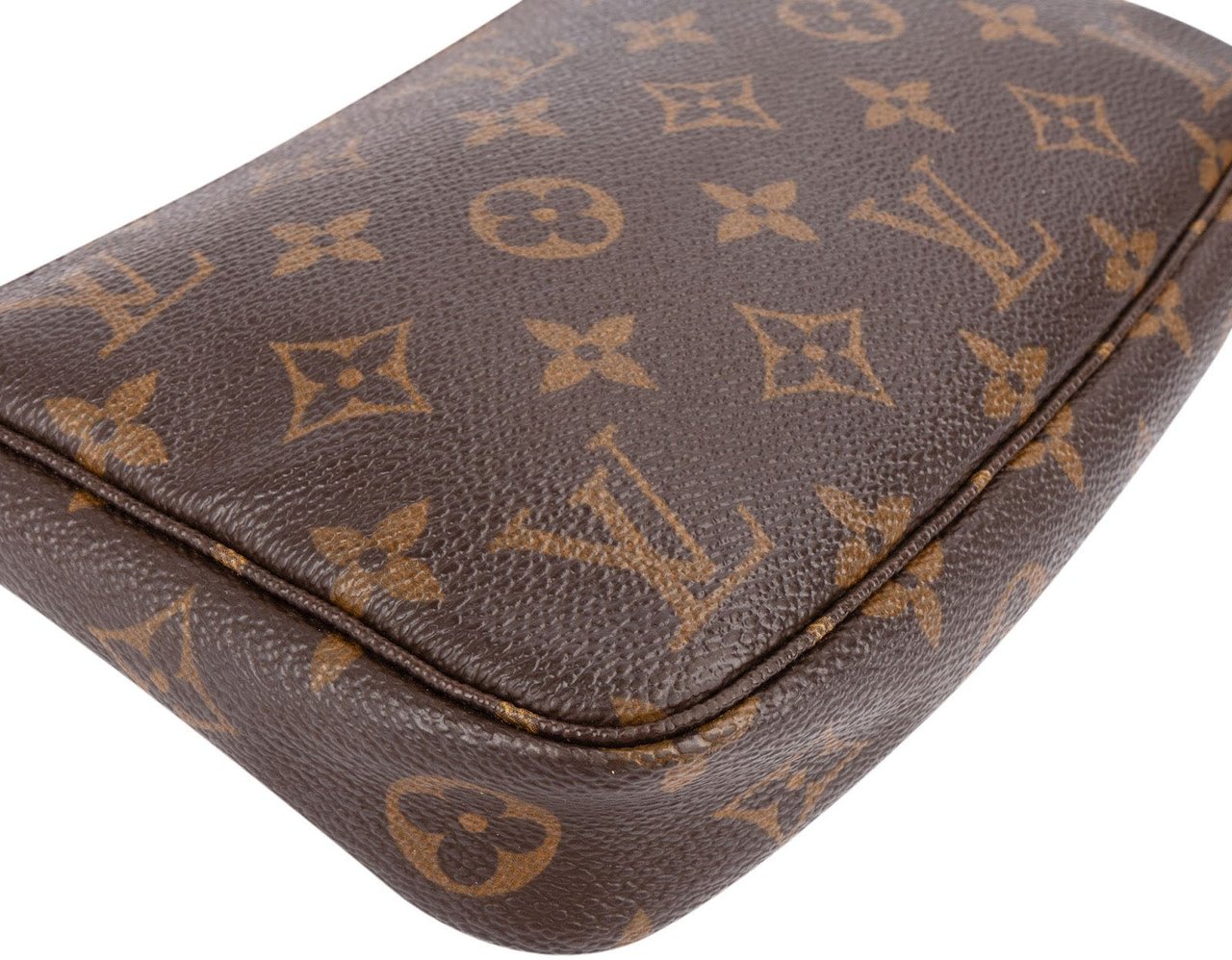 Louis Vuitton Monogram Canvas Pochette Accessoires Handbag Bruin