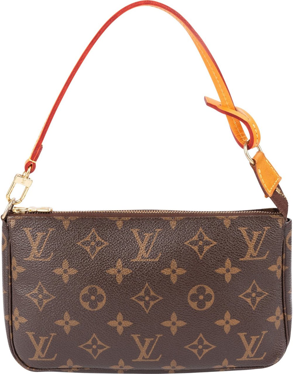 Louis Vuitton Monogram Canvas Pochette Accessoires Handbag Bruin